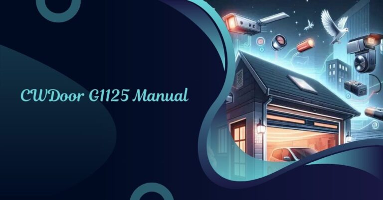 CWDoor G1125 Manual